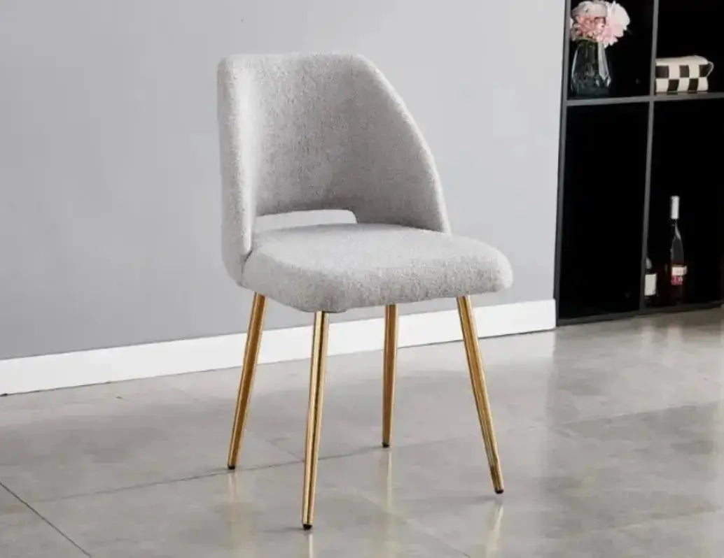 Dressing Table Chair - Quilted Cotton Upholstery