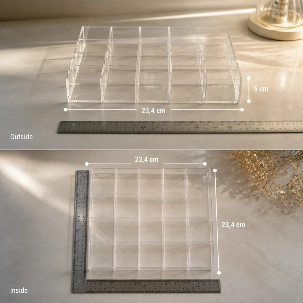 Makeup Drawer Organiser - Acrylic, Centre Drawer