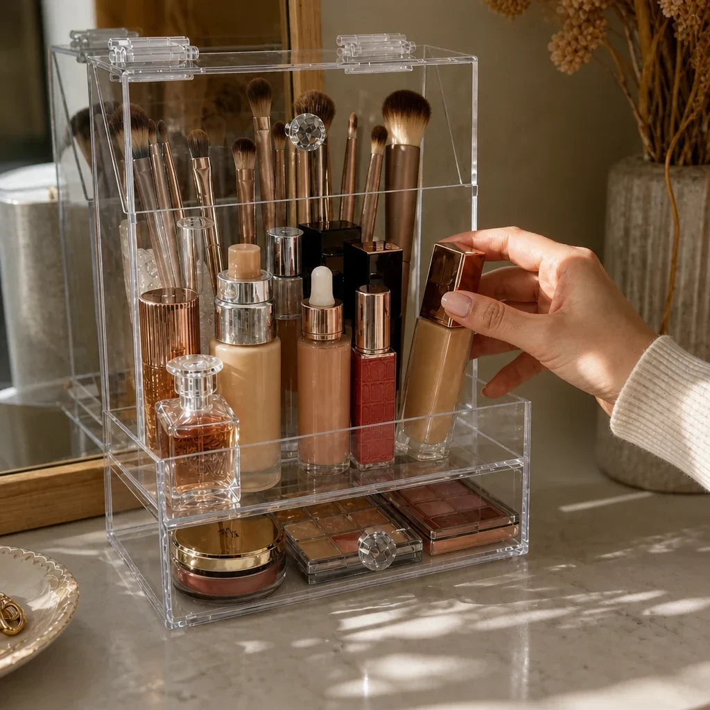 Makeup Organiser for Everyday Essentials - Acrylic