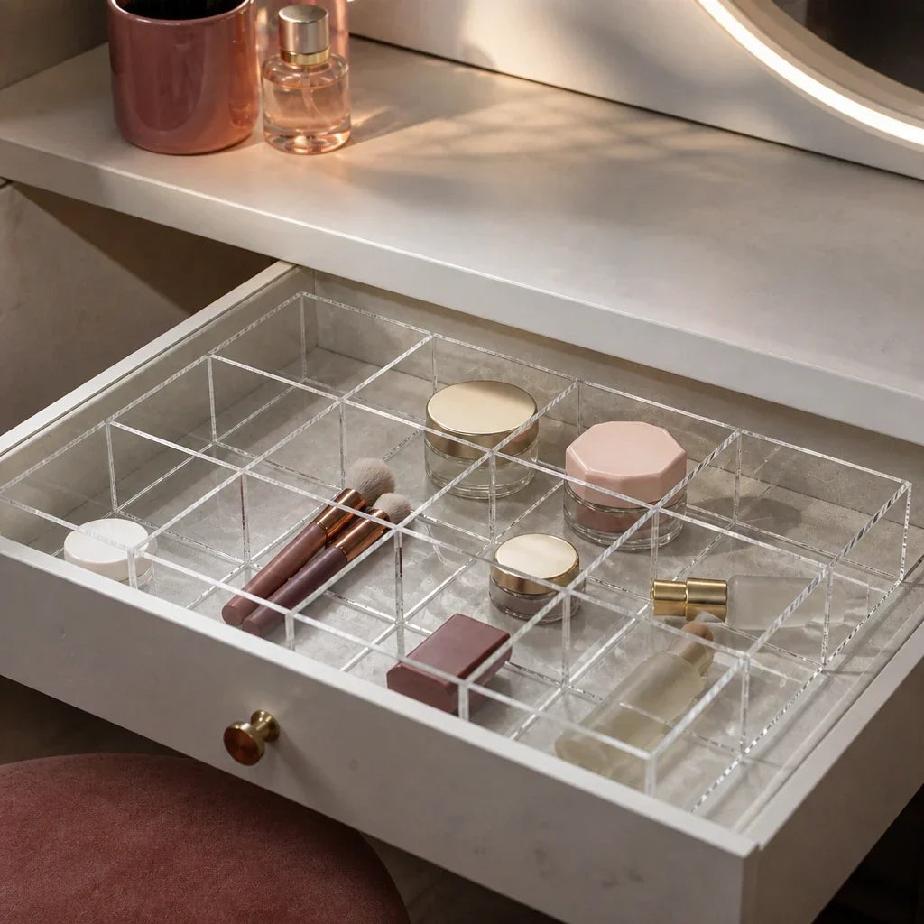 Makeup Drawer Organiser - Acrylic, Centre Drawer