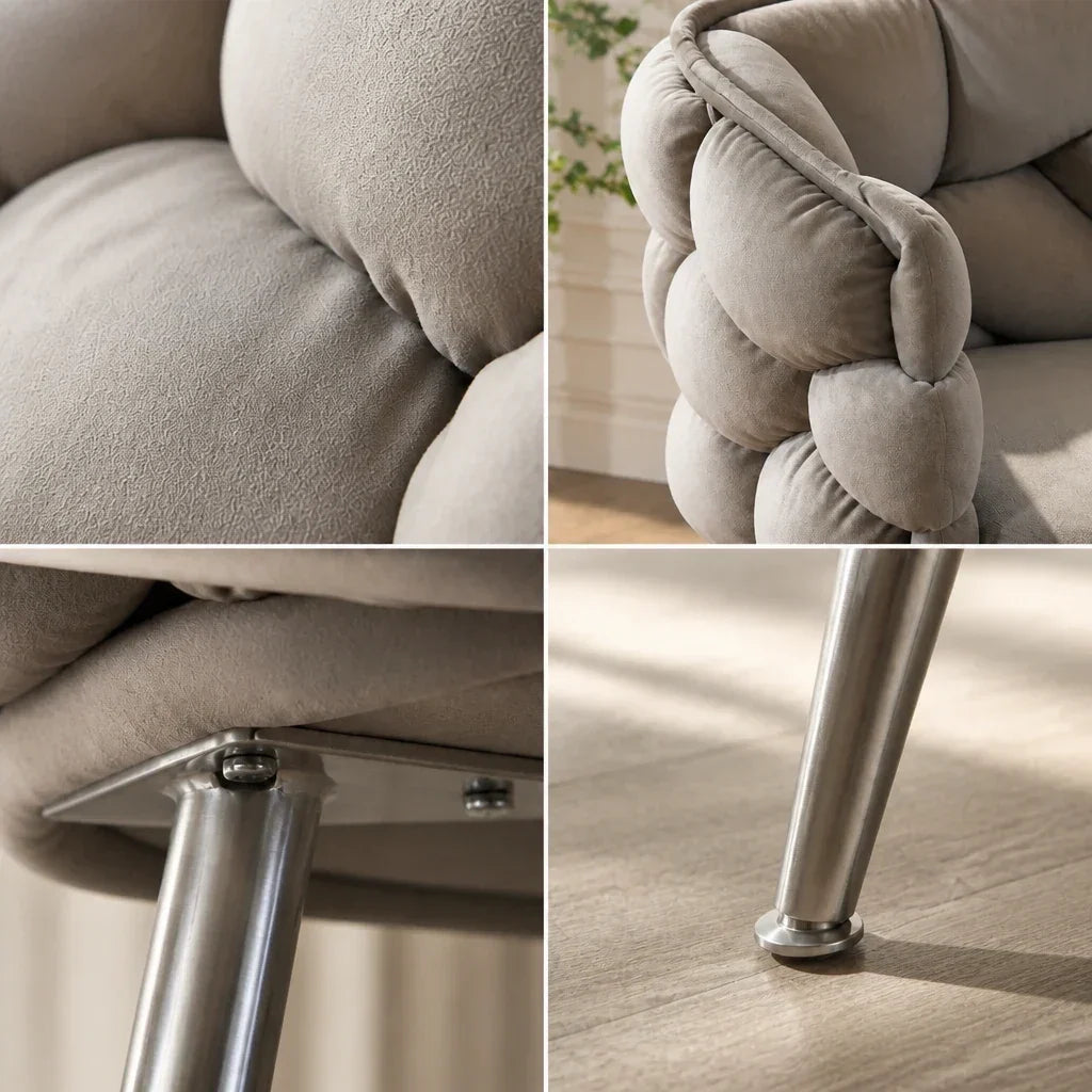 Dressing Table Chair with Padded Seat - 53 x 43cm