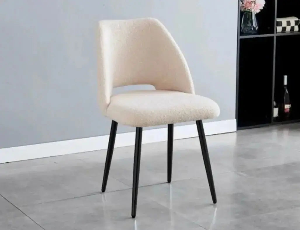 Dressing Table Chair - Quilted Cotton Upholstery
