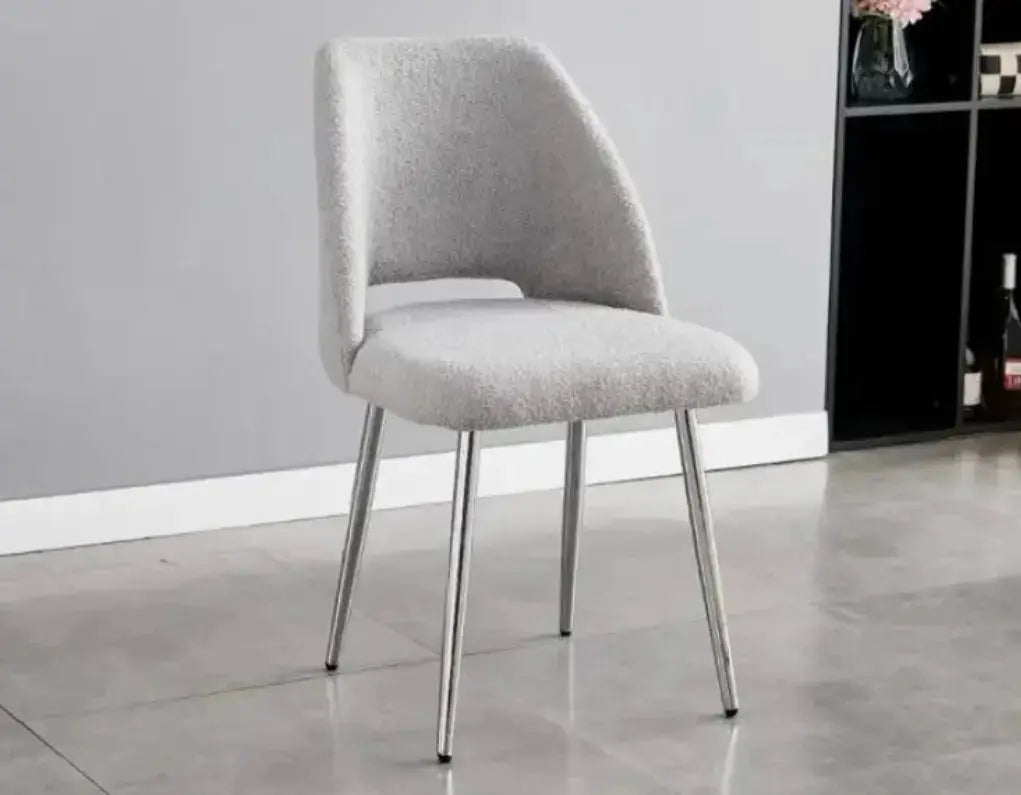 Dressing Table Chair - Quilted Cotton Upholstery