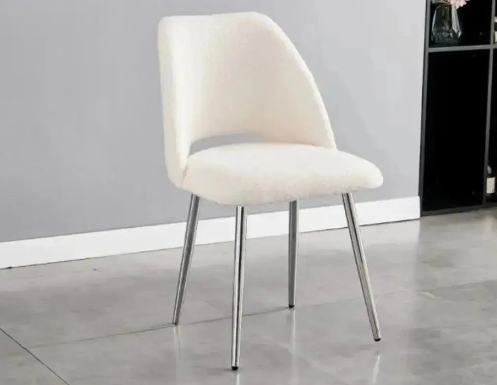 Dressing Table Chair - Quilted Cotton Upholstery