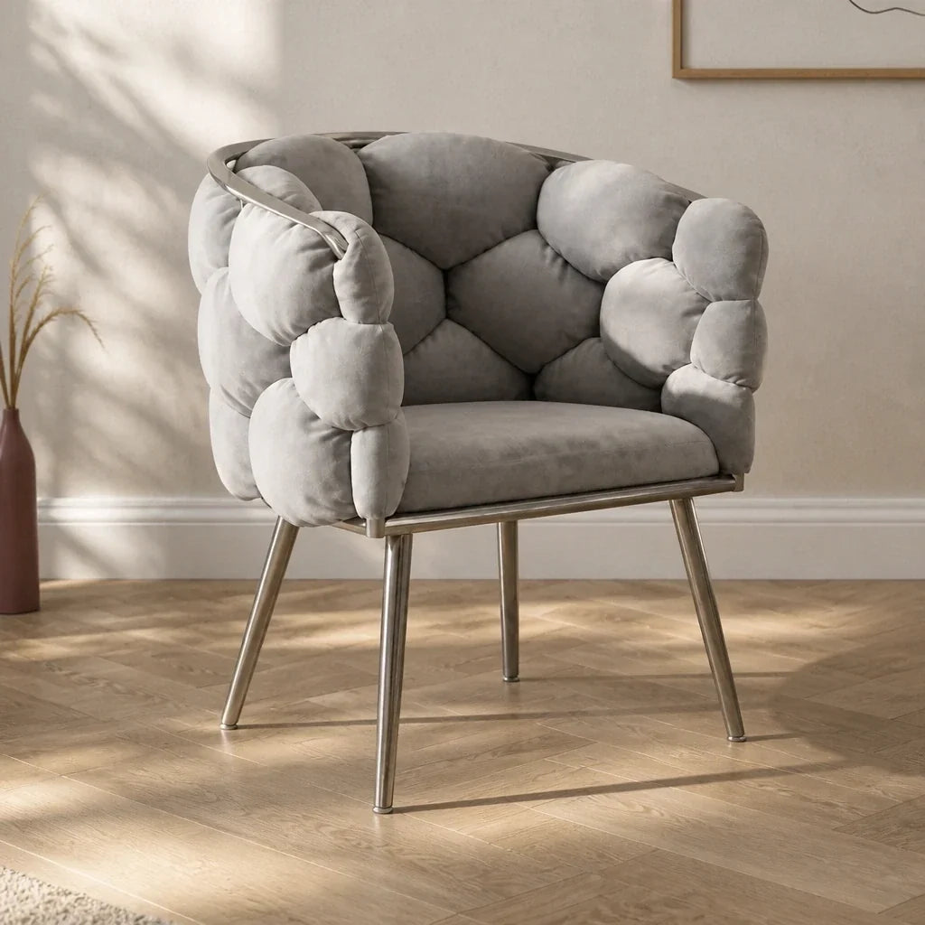 Dressing Table Chair with Padded Seat - 53 x 43cm