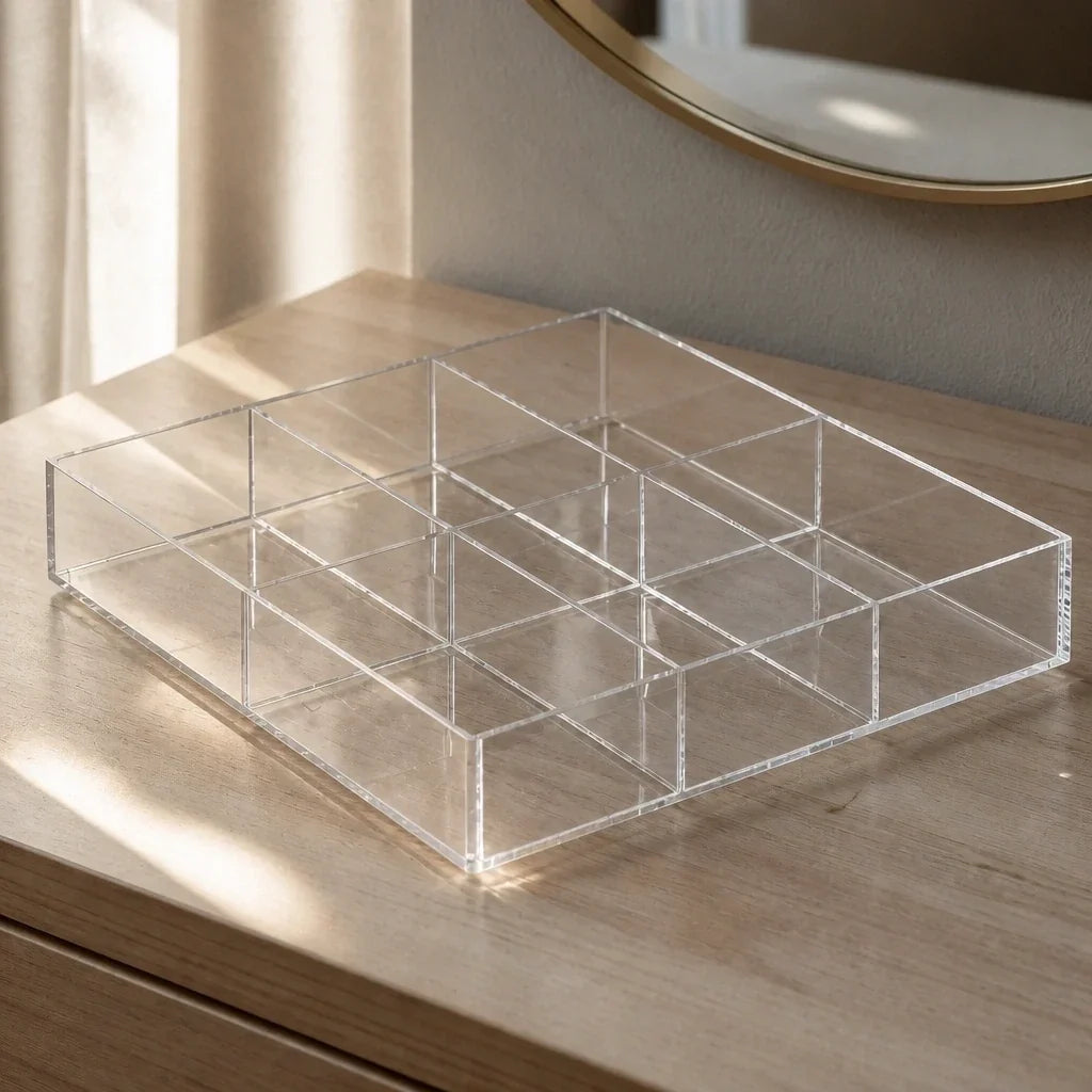 Makeup Drawer Organiser - Acrylic with Dividers